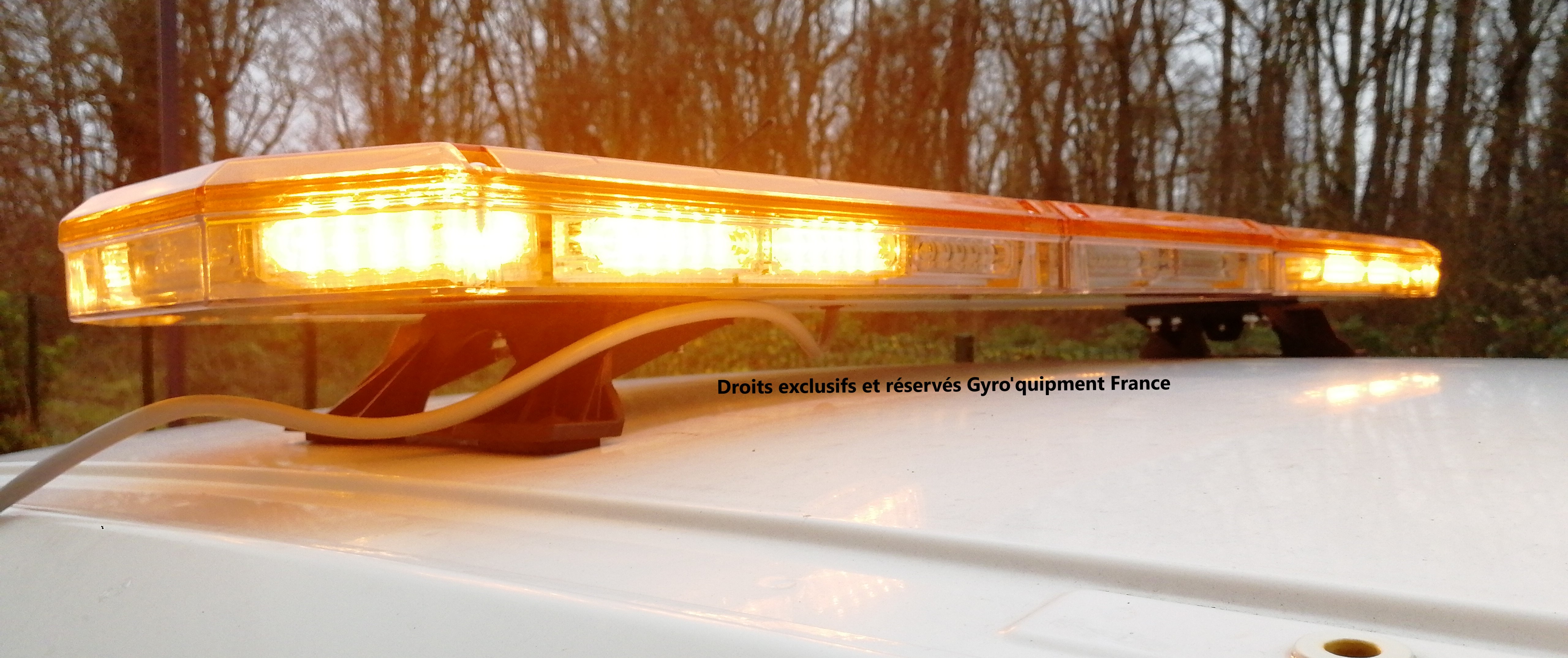 Rampes à leds d'intervention dépannage, sécurité et balisage Orange