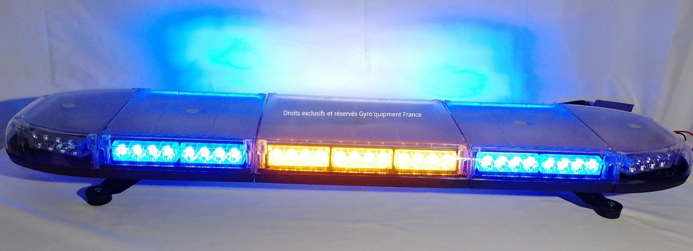 Rampe à Leds d'intervention POLICE, SAMU, SMUR, DOUANE, TRANSPORT ORGANE 