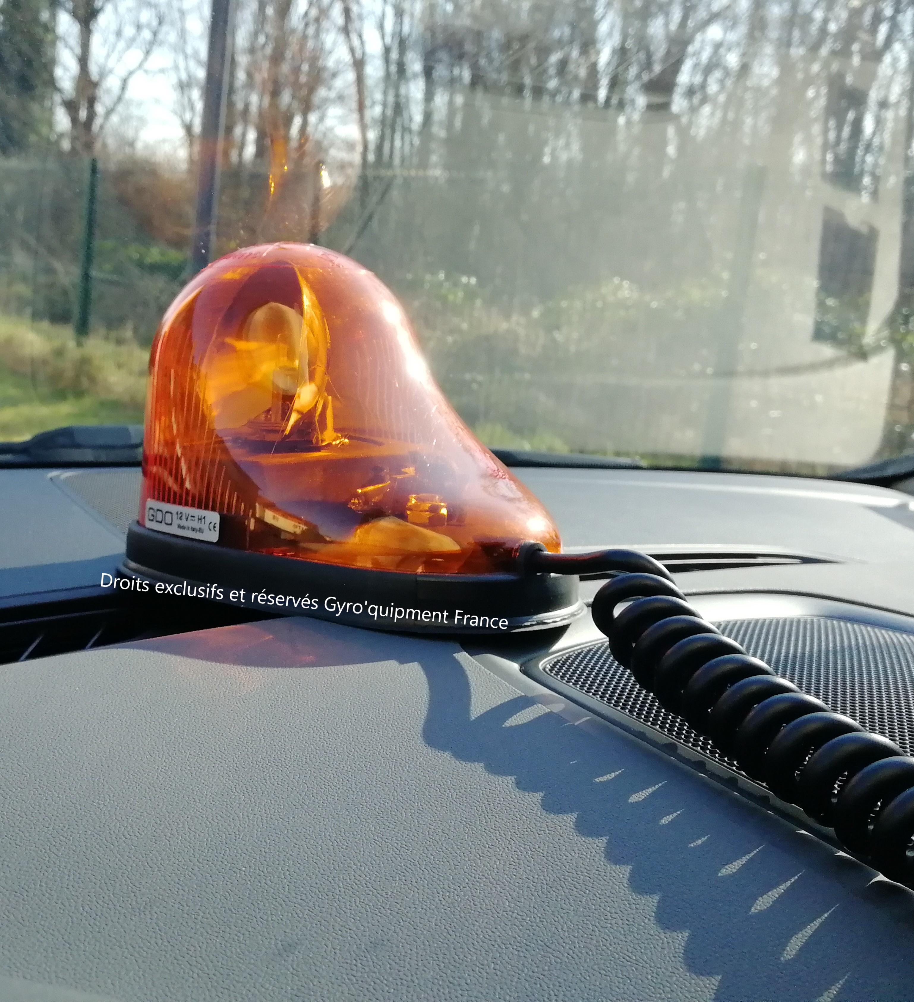 Gyrophare GDO SIRENA Orange 12 V