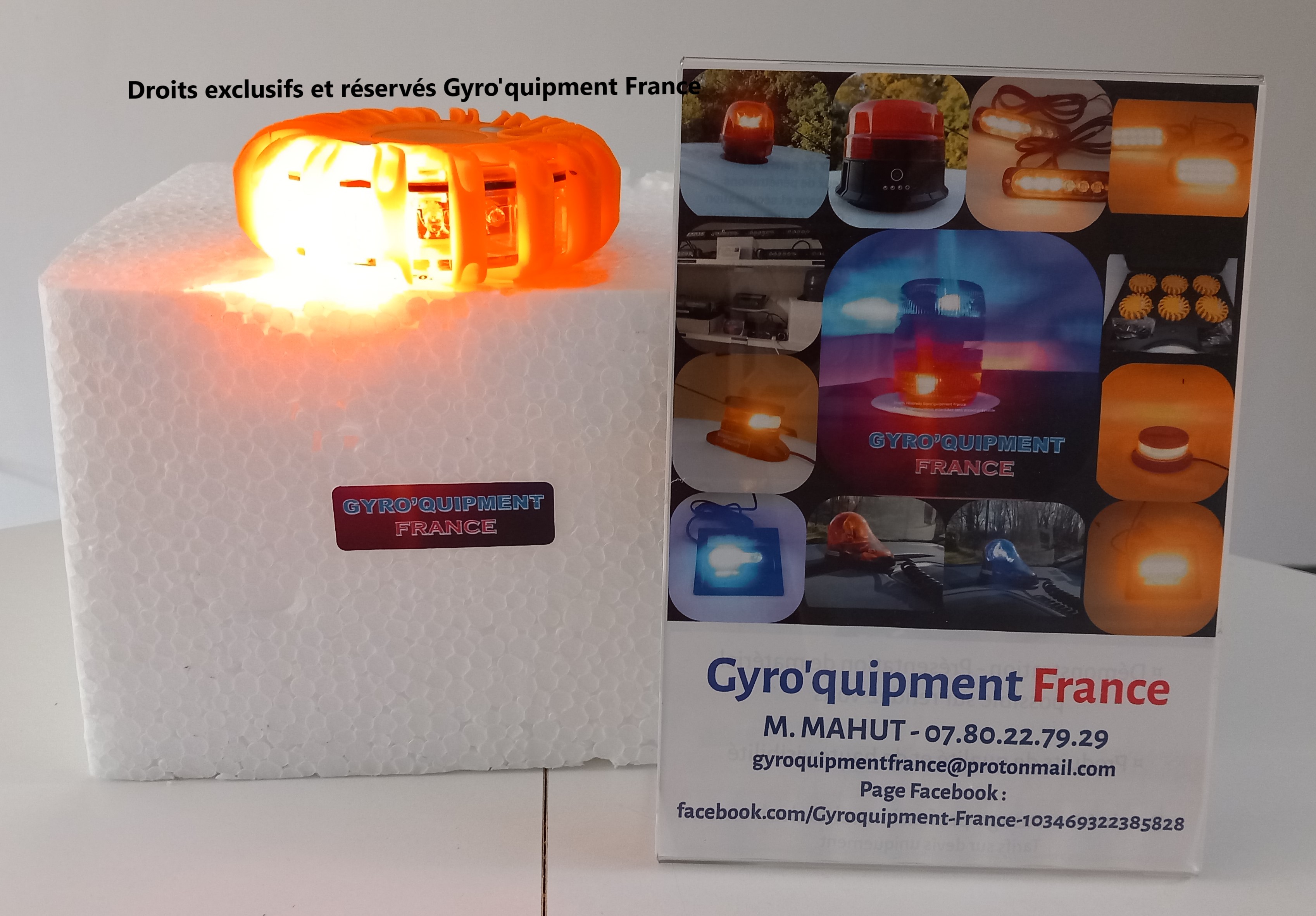 Balise - Plot à led magnétique Balisage de sécurité 