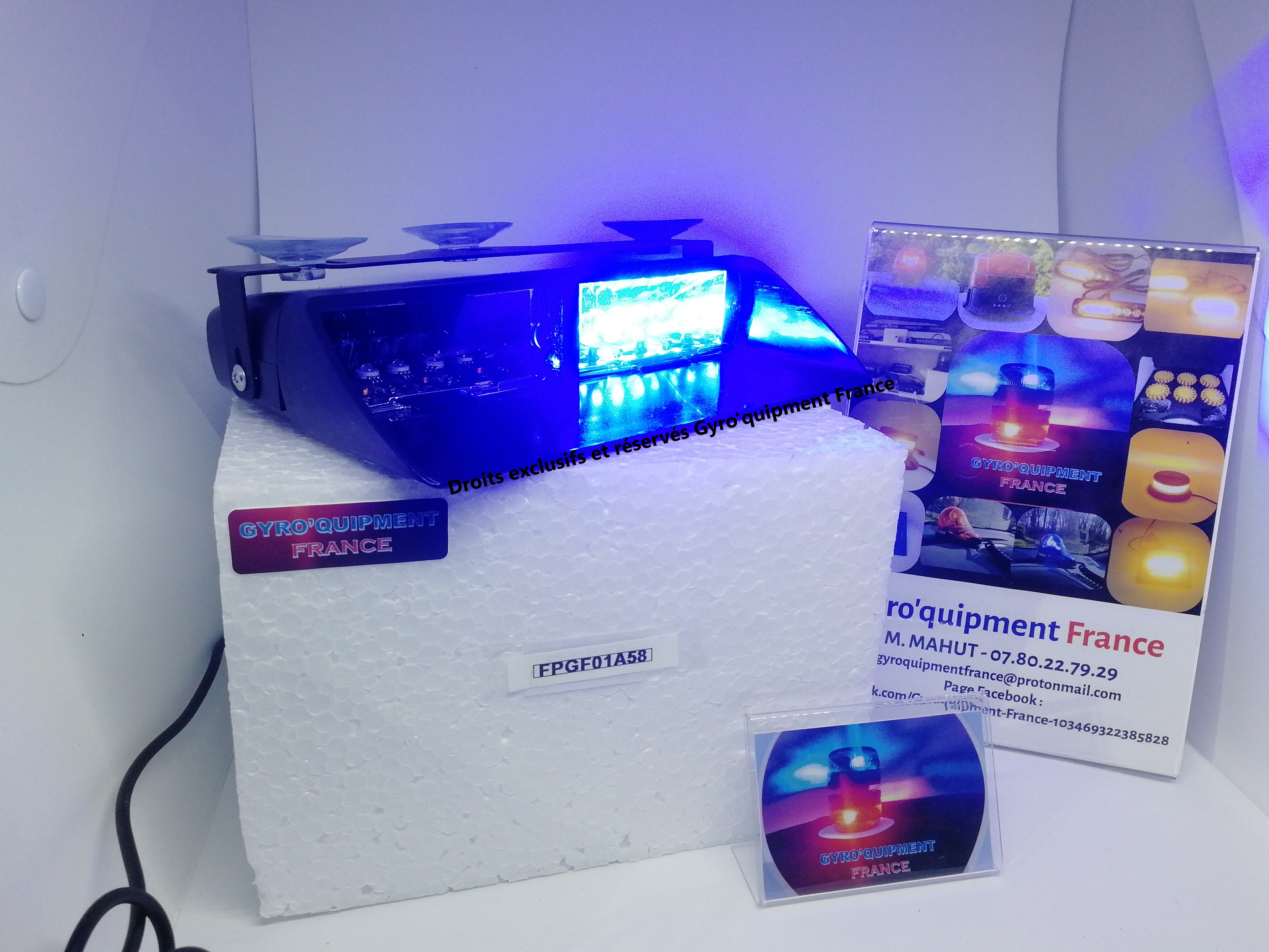 Feu de pare-brise intervention équipement auto équipement secours