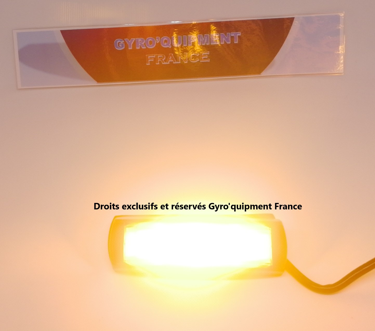 Gyrophare Feux de calandre stroboscopique à led secours intervention voirie