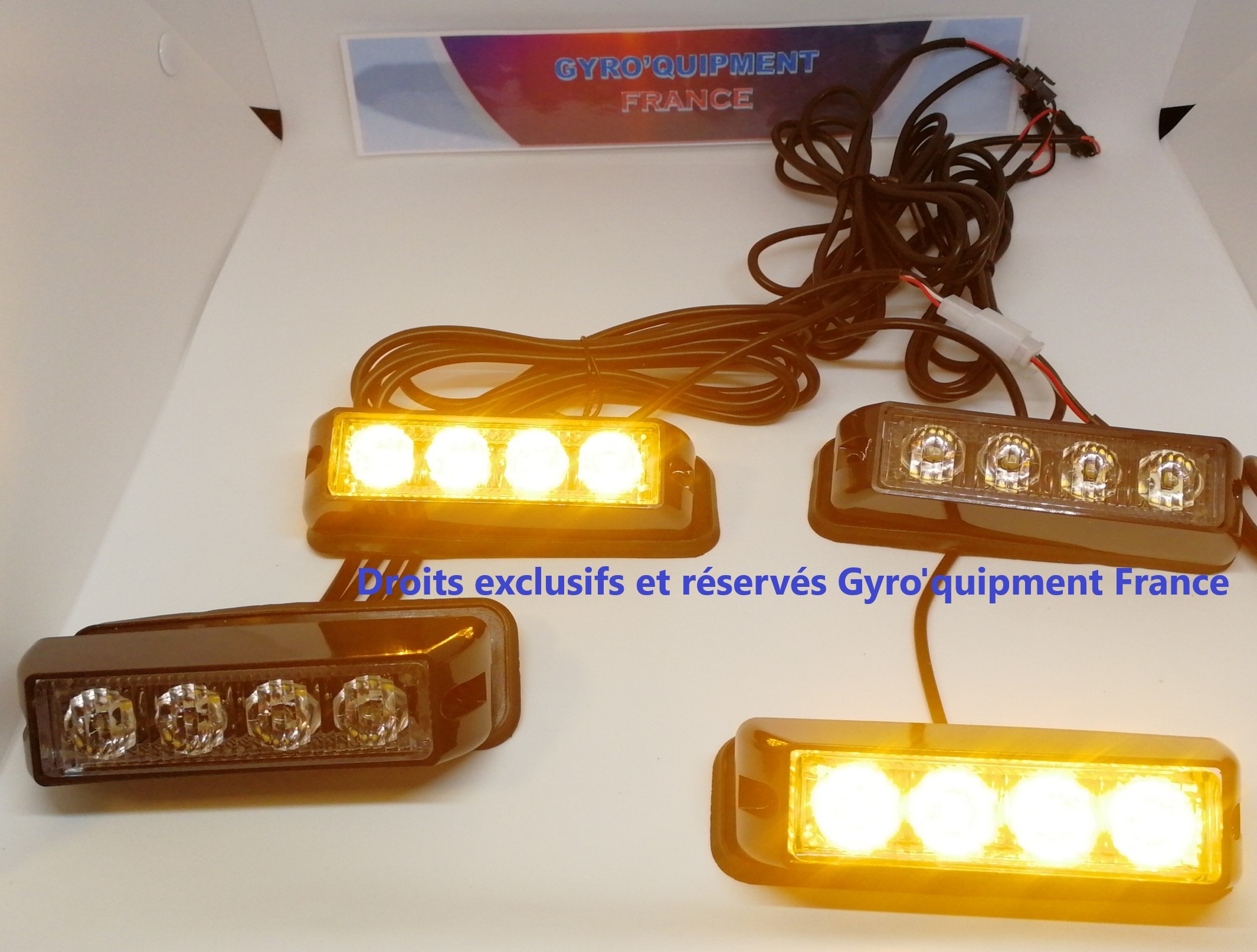 Pack de 4 feux de pénétrations Orange avec boitier de commande
Services techniques, voirie, chantier