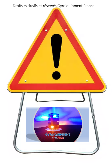 Panneau de signalisation Chantier Triangle Danger AK14